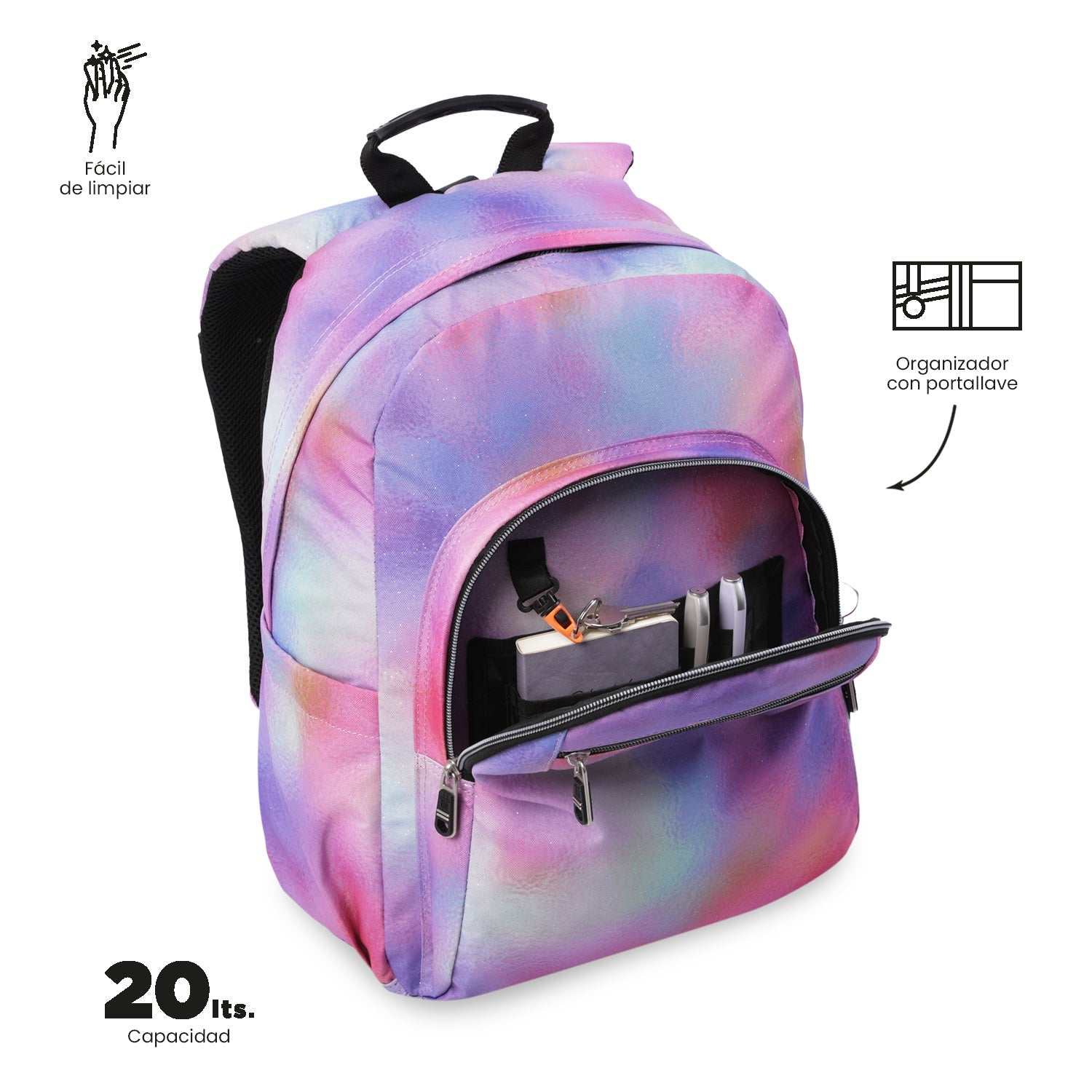 Mochila Acuareles - Adaptable a carro