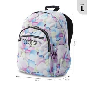 Mochila escolar Adaptable a carro - Acuareles 