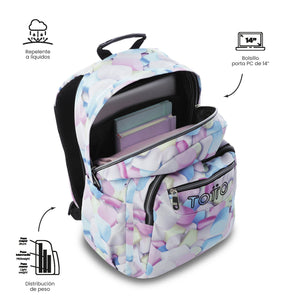 Mochila Acuareles - Adaptable a carro