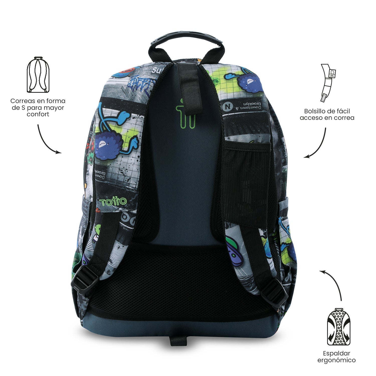 Mochila Acuareles - Adaptable a carro