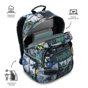 Mochila Acuareles - Adaptable a carro