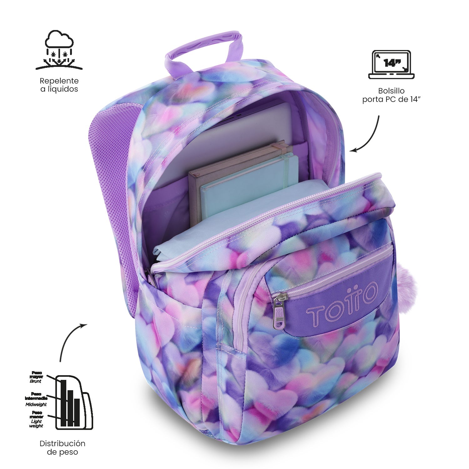 Mochila Acuareles - Adaptable a carro