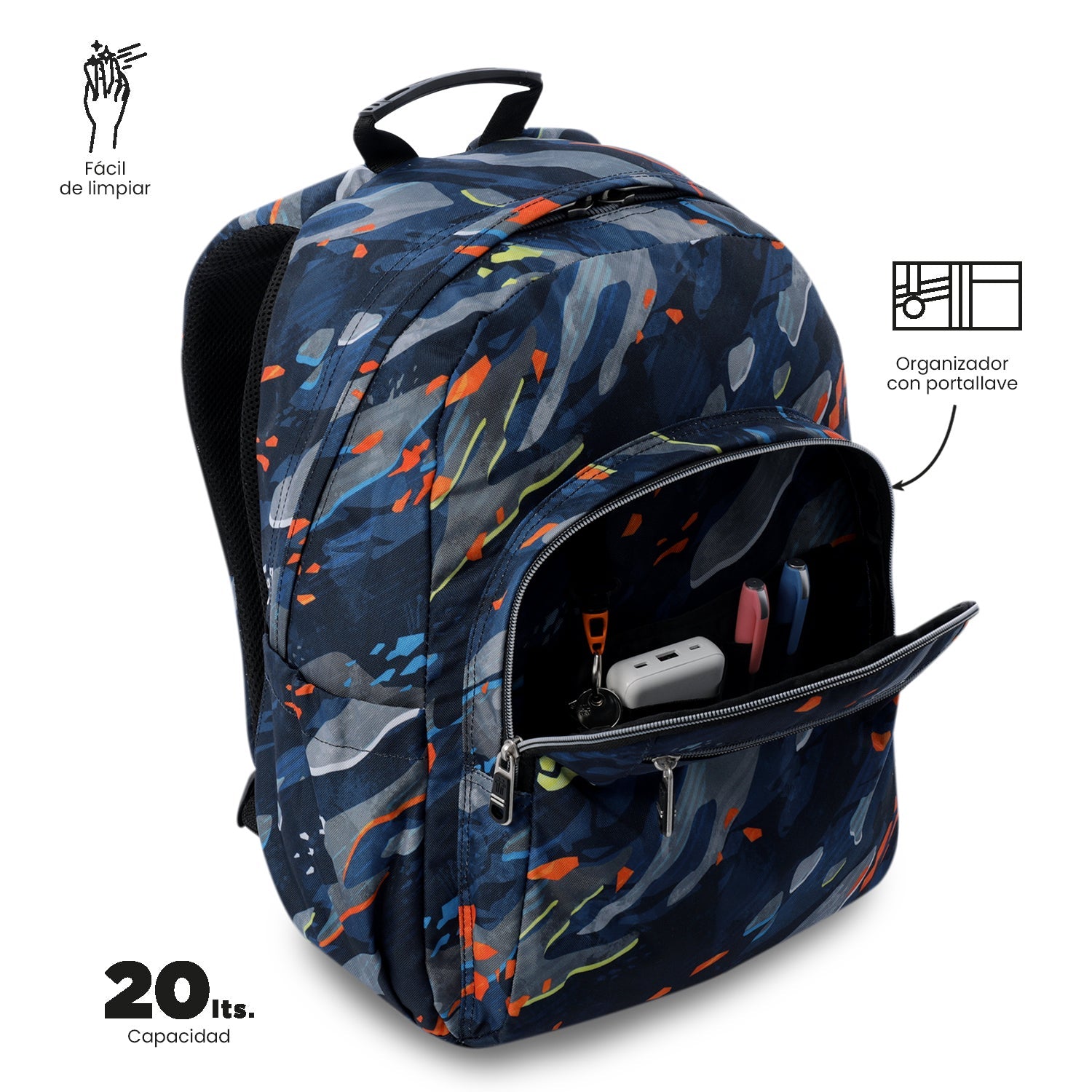 Mochila Acuareles - Adaptable a carro