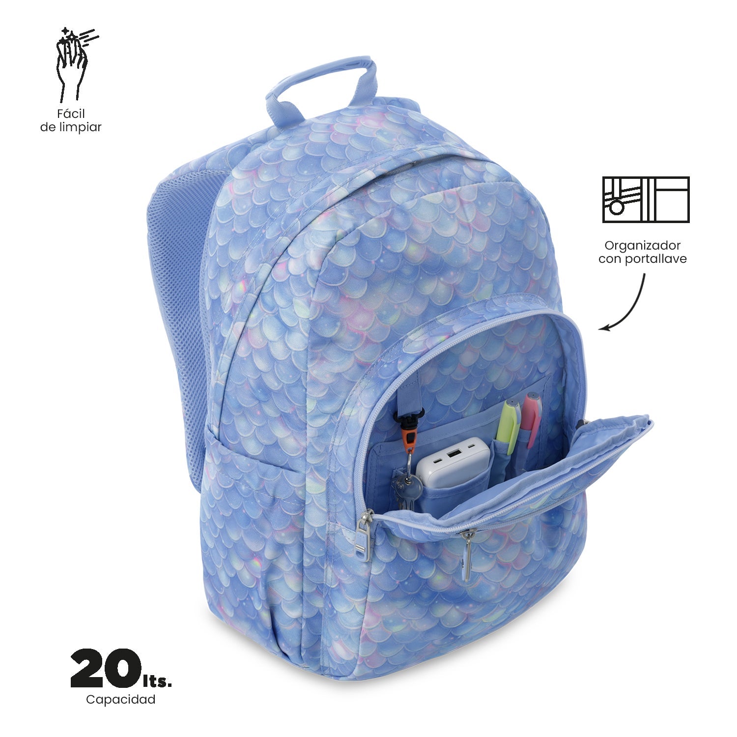 Mochila Acuareles - Adaptable a carro