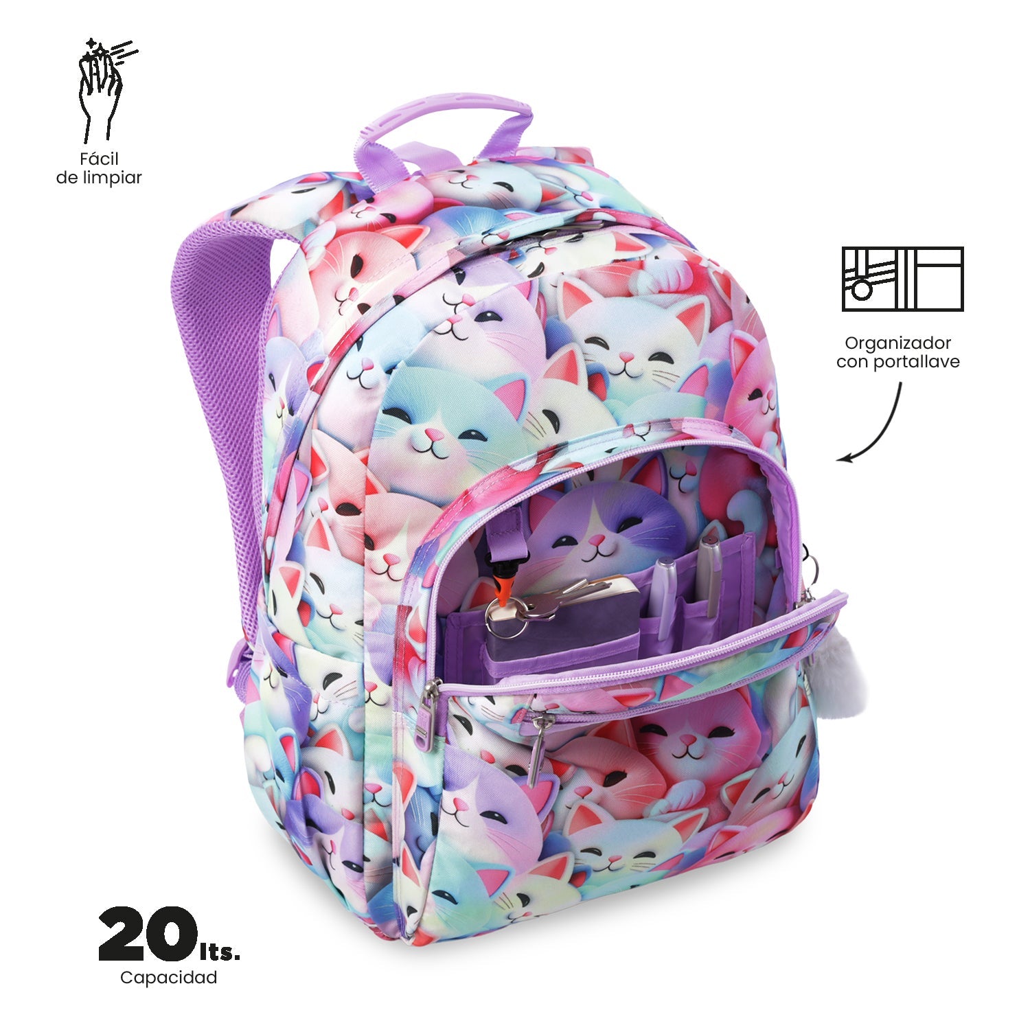 Mochila Acuareles - Adaptable a carro