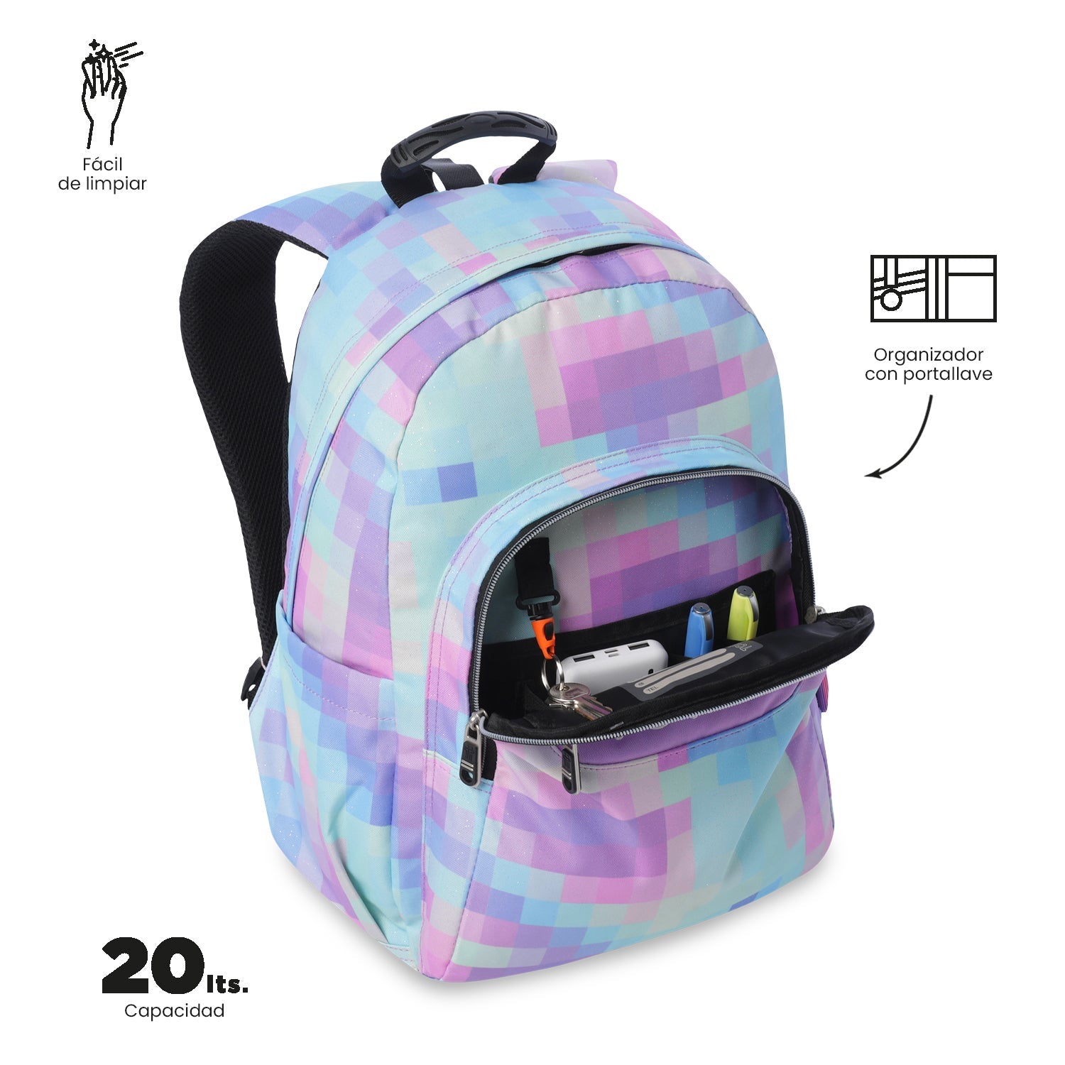 Mochila Acuareles - Adaptable a carro