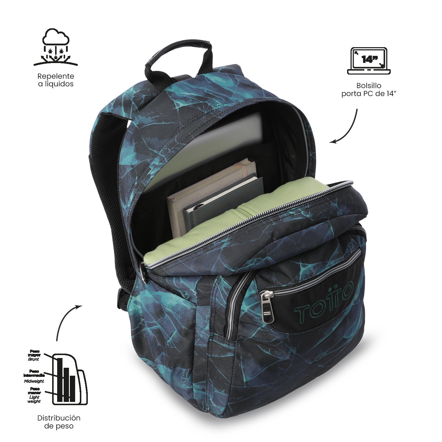 Mochila Acuareles - Adaptable a carro