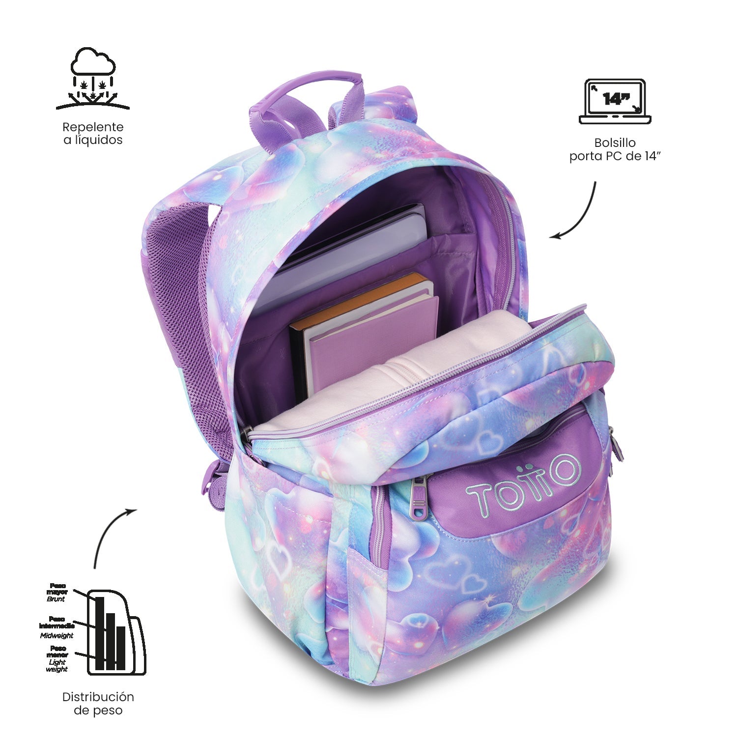 Mochila Acuareles - Adaptable a carro