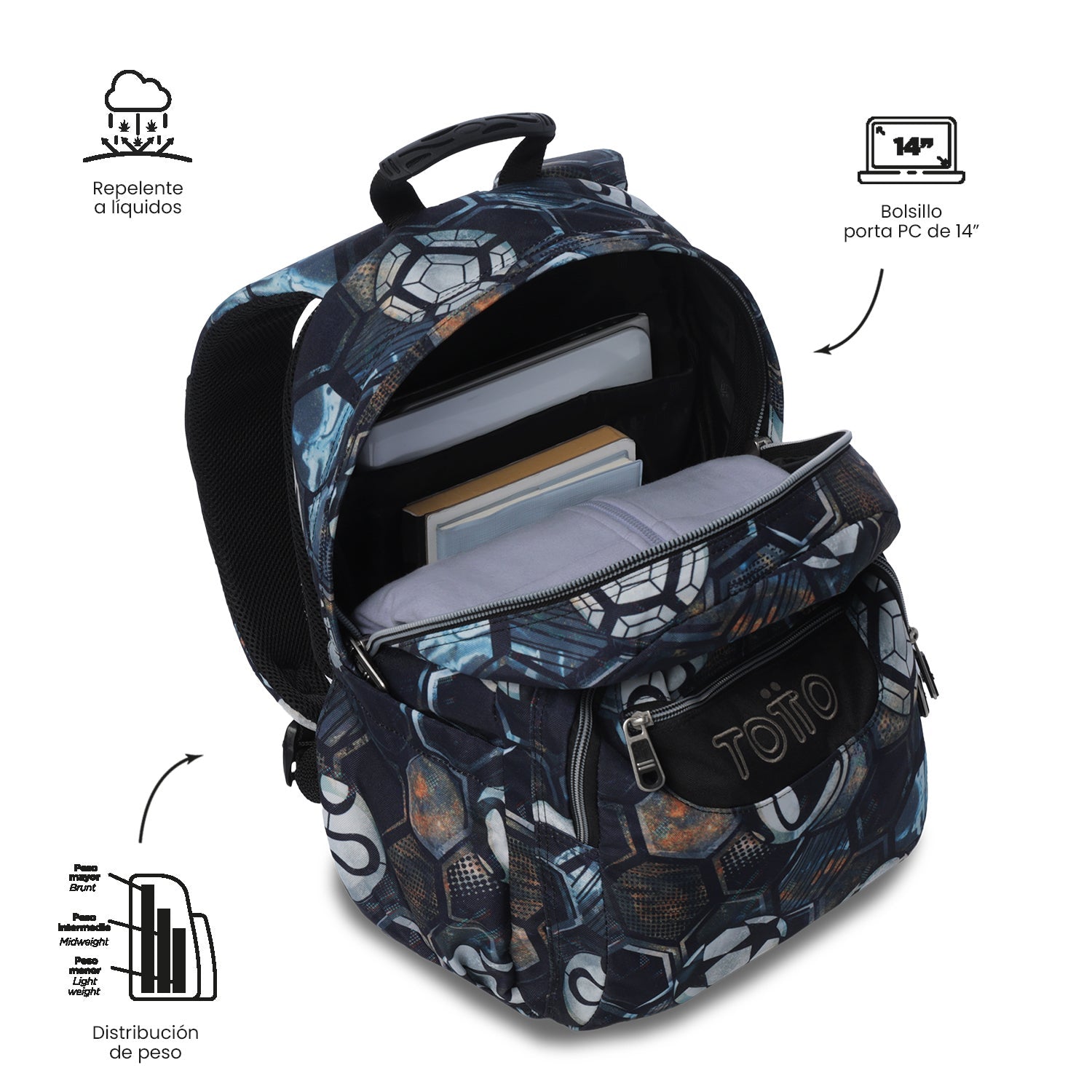 Mochila Acuareles - Adaptable a carro