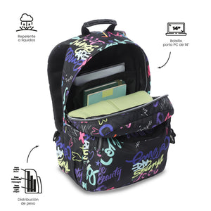 Mochila Acuareles - Adaptable a carro