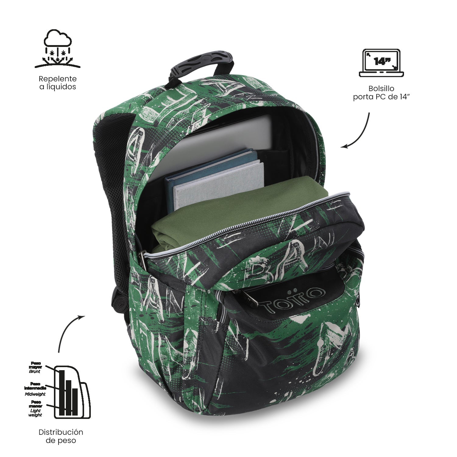 Mochila Acuareles - Adaptable a carro