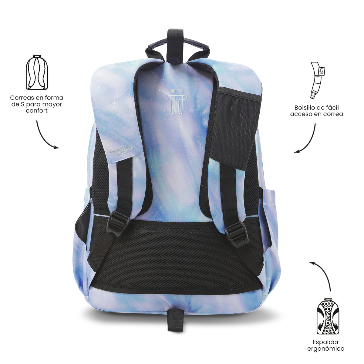 Mochila Acuareles - Adaptable a carro