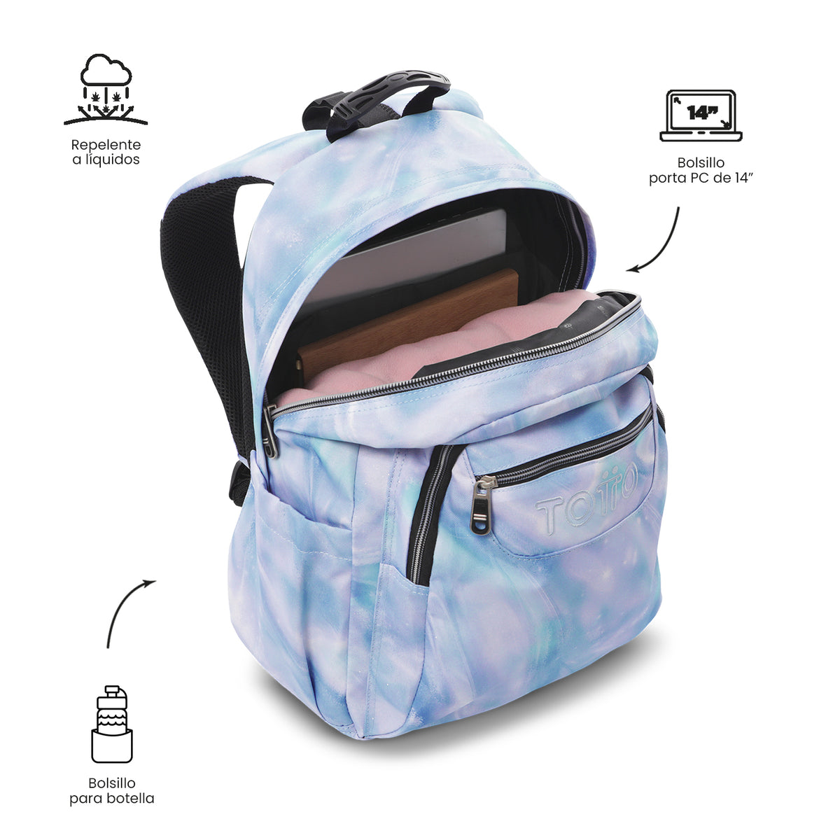 Mochila Acuareles - Adaptable a carro