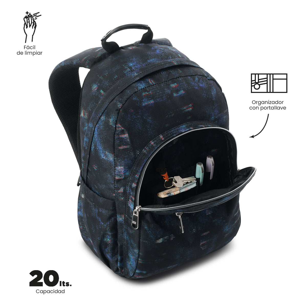 Mochila Acuareles - Adaptable a carro