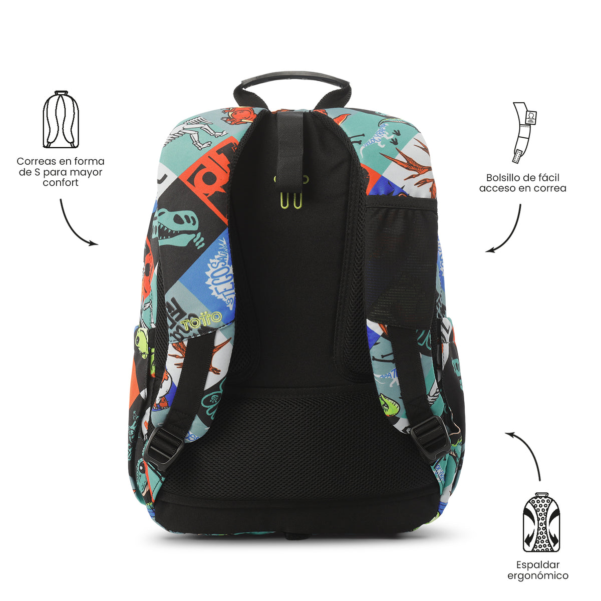 Mochila Acuareles - Adaptable a carro