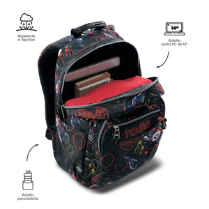 Mochila Acuareles - Adaptable a carro
