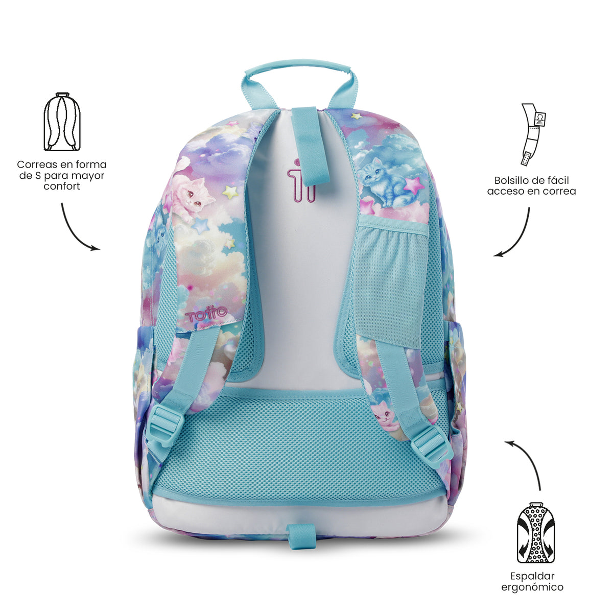 Mochila Acuareles - Adaptable a carro