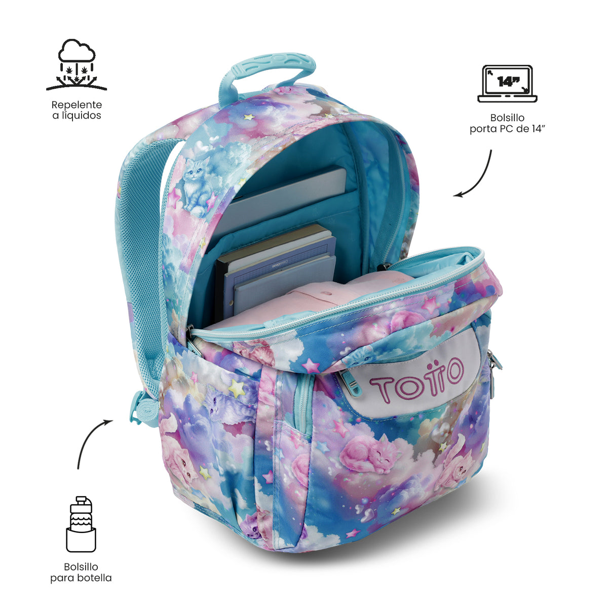 Mochila Acuareles - Adaptable a carro