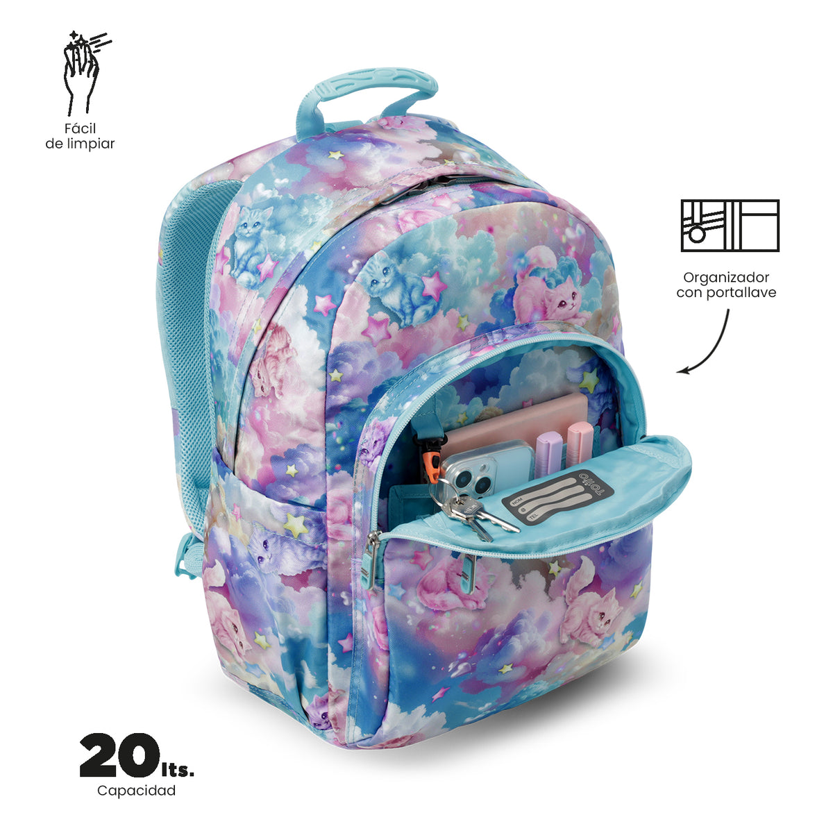 Mochila Acuareles - Adaptable a carro