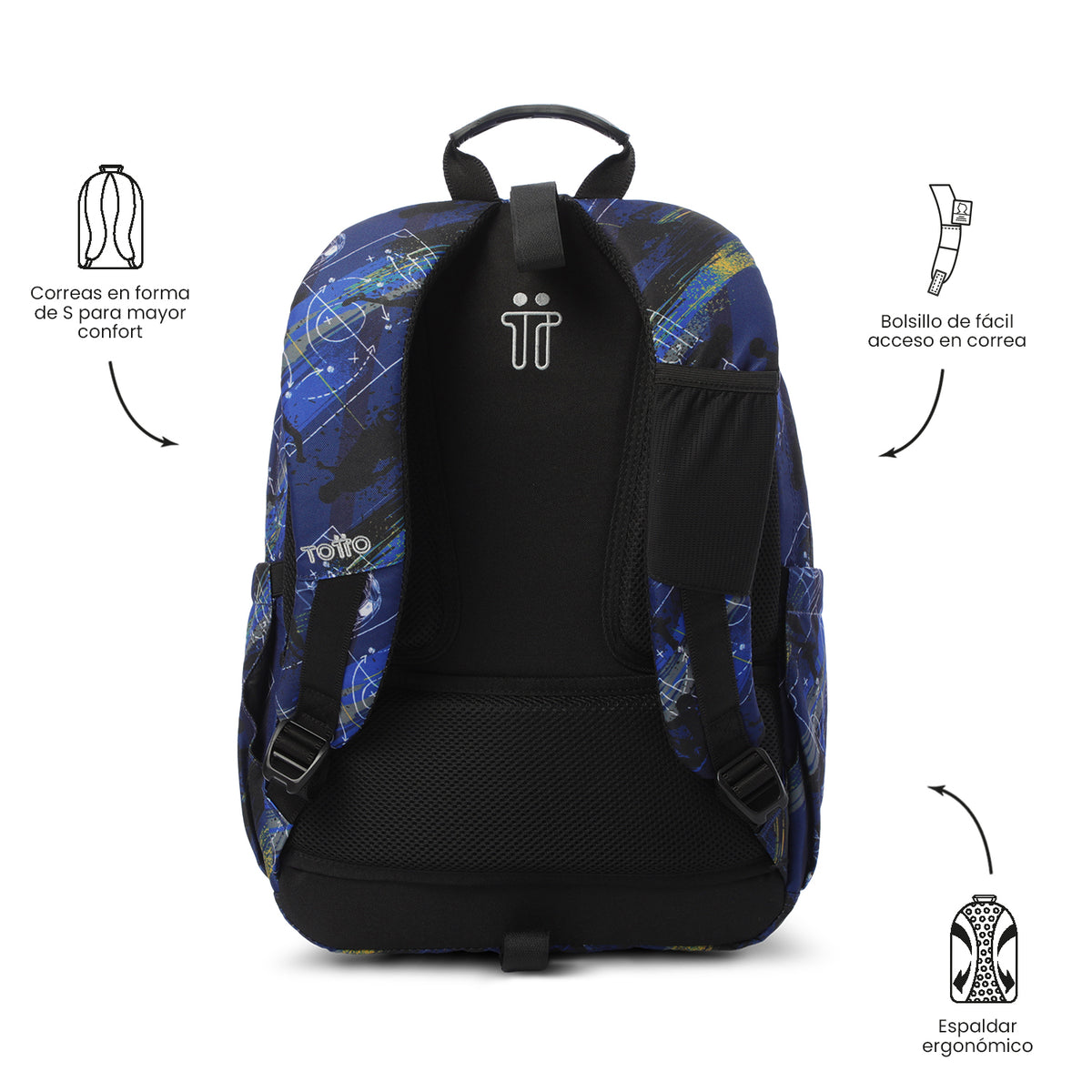 Mochila Acuareles - Adaptable a carro