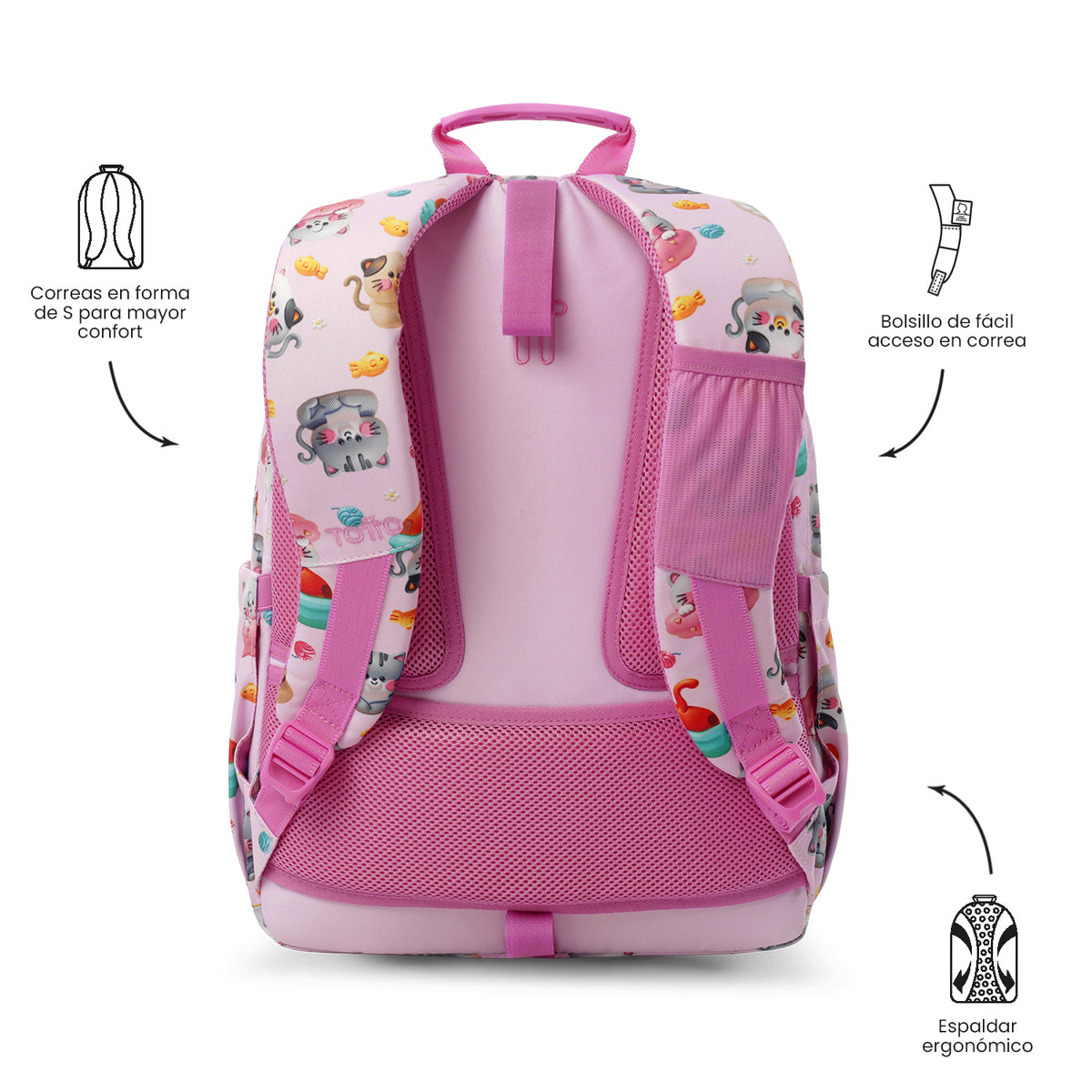 Mochila Acuareles - Adaptable a carro