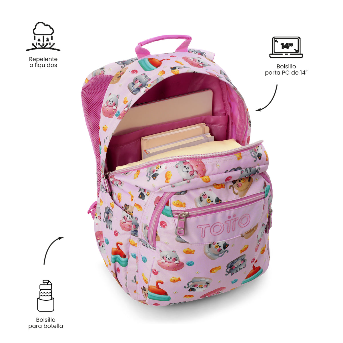 Mochila Acuareles - Adaptable a carro