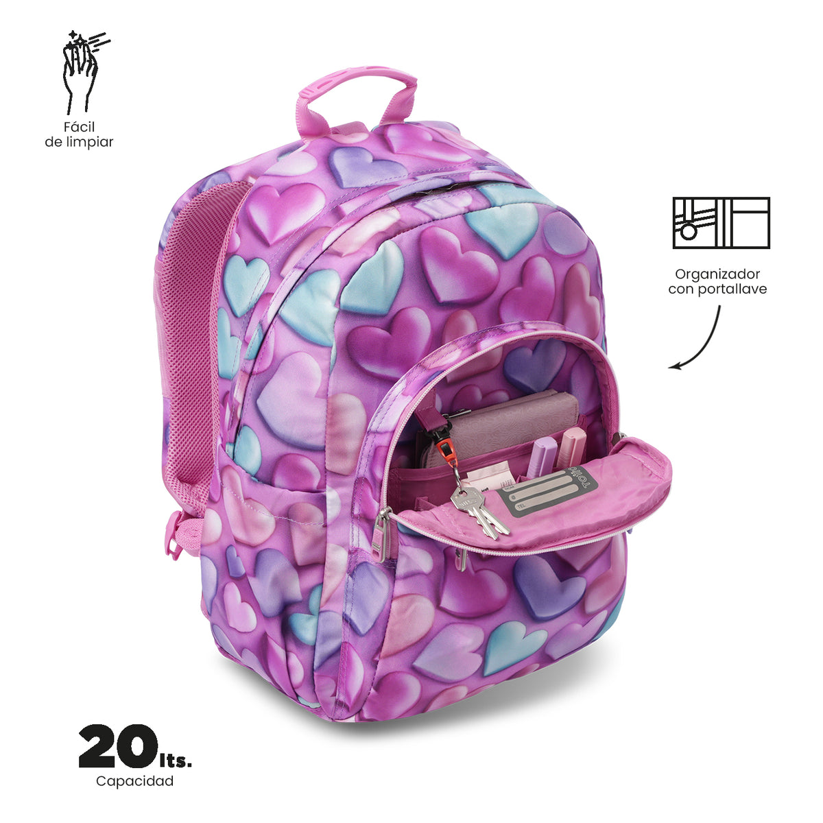 Mochila Acuareles - Adaptable a carro