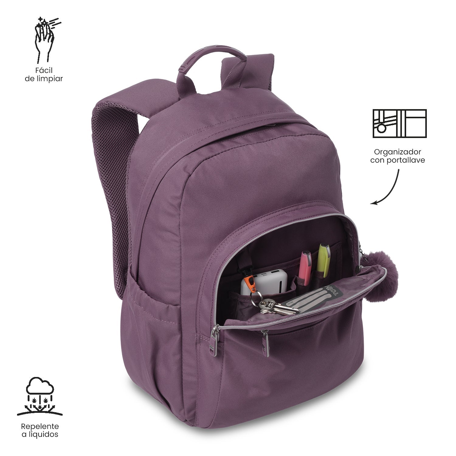 Mochila Acuarela Ecole Solid 