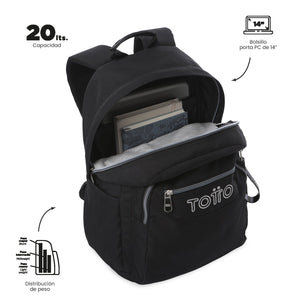 Mochila Acuarela Ecole Solid 