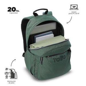 Mochila Acuarela Ecole Solid 