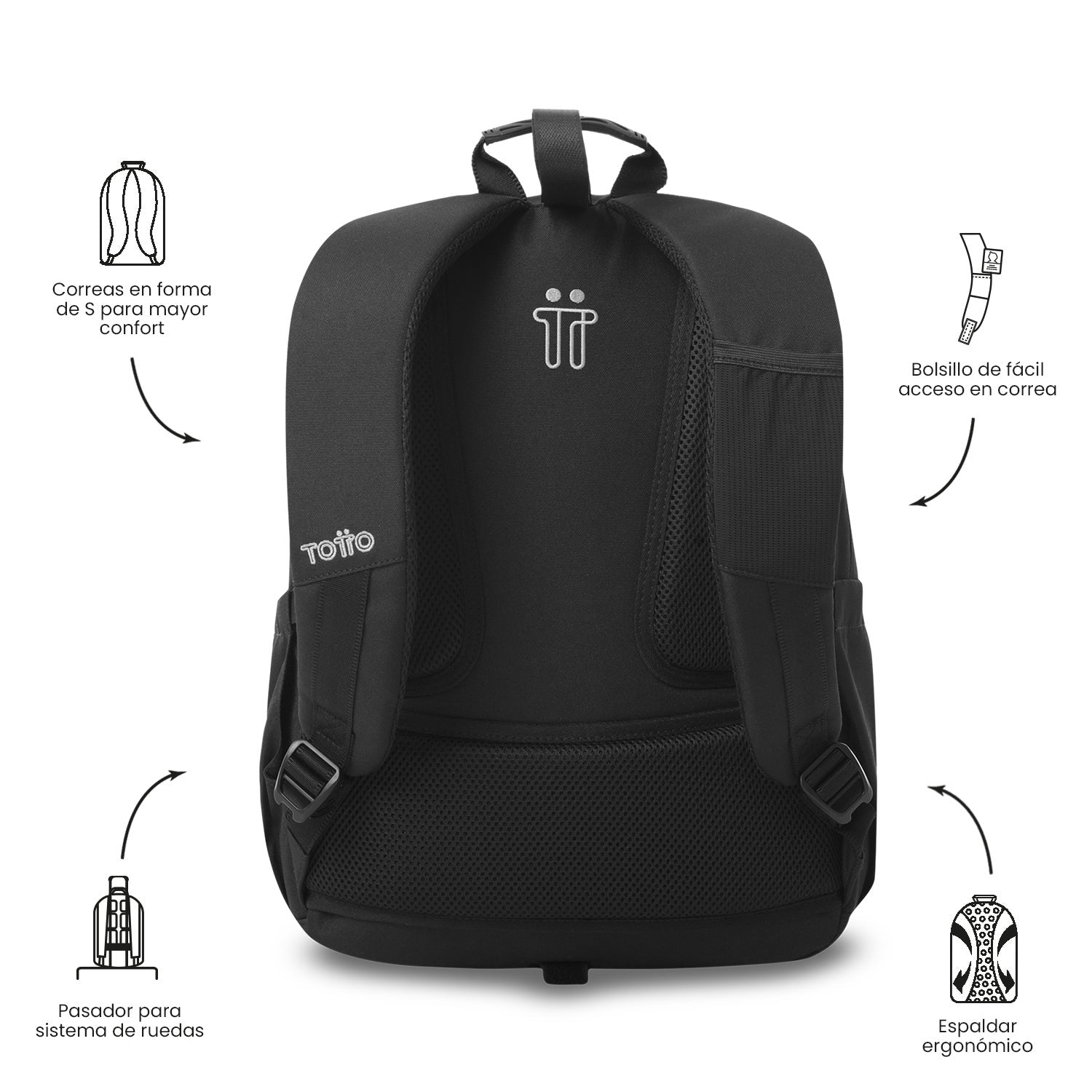Mochila Acuareles Ecole Solid 