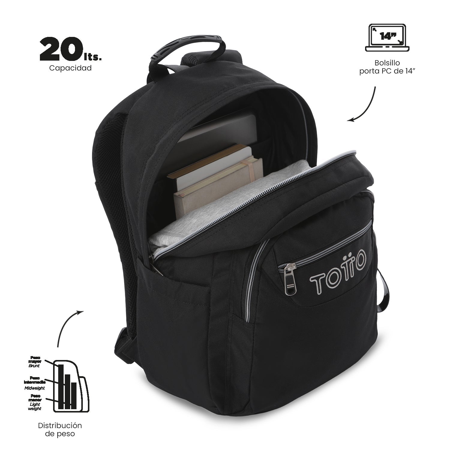 Mochila Acuareles Ecole Solid 
