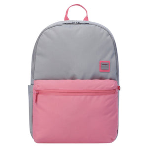 Mochila urbana color gris y rosa 