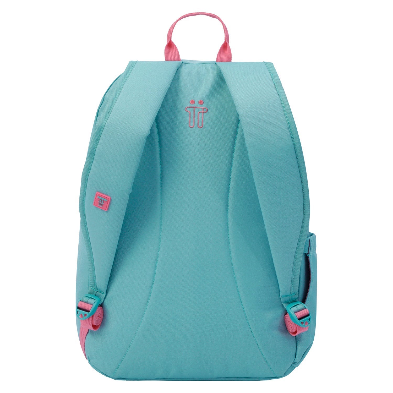 Mochila urbana color gris y rosa 