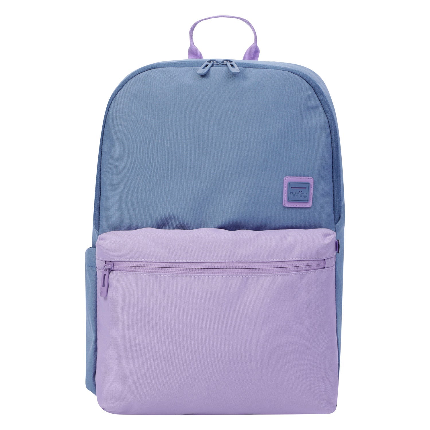 Mochila urbana color gris y rosa 