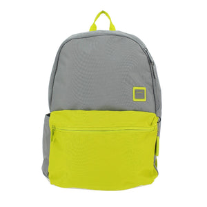 Mochila urbana color gris y rosa 