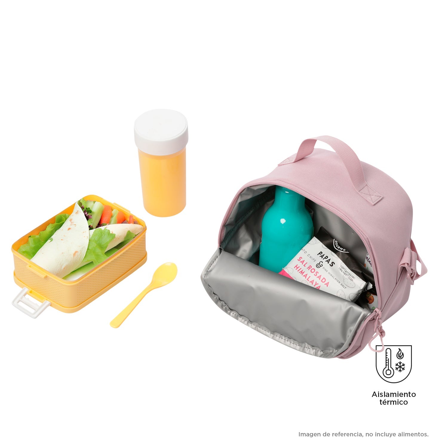 Pack X 3 Mochila + Portameriendas + Estuche Yuno 