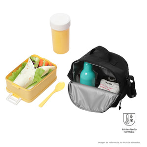 Pack X 3 Mochila + Portameriendas + Estuche Yuno 