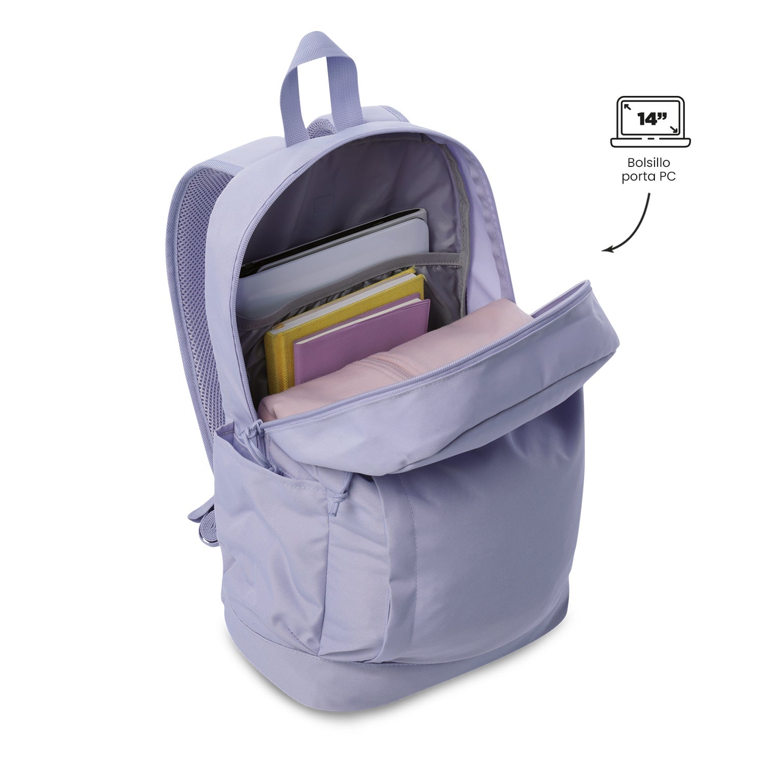 Pack X 3 Mochila + Portameriendas + Estuche Yuno 