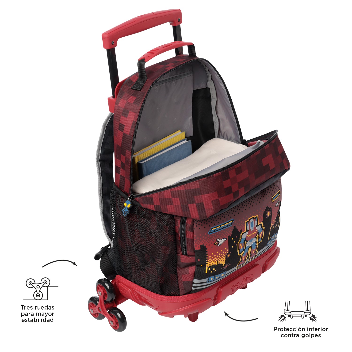 Mochila de ruedas Digibot