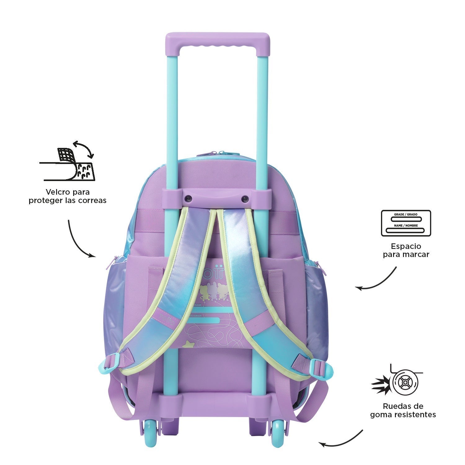 Mochila de triple rueda Friends