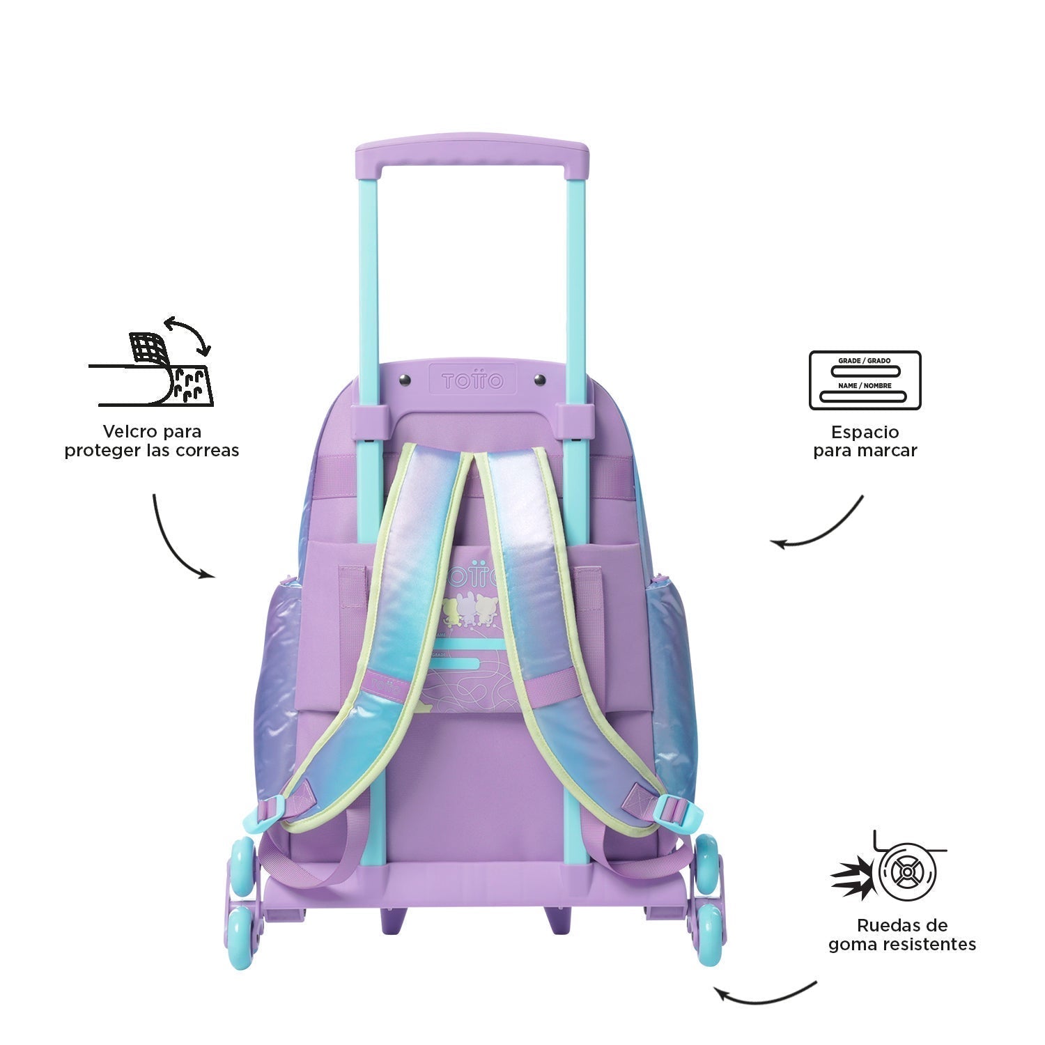 Mochila de triple rueda Friends