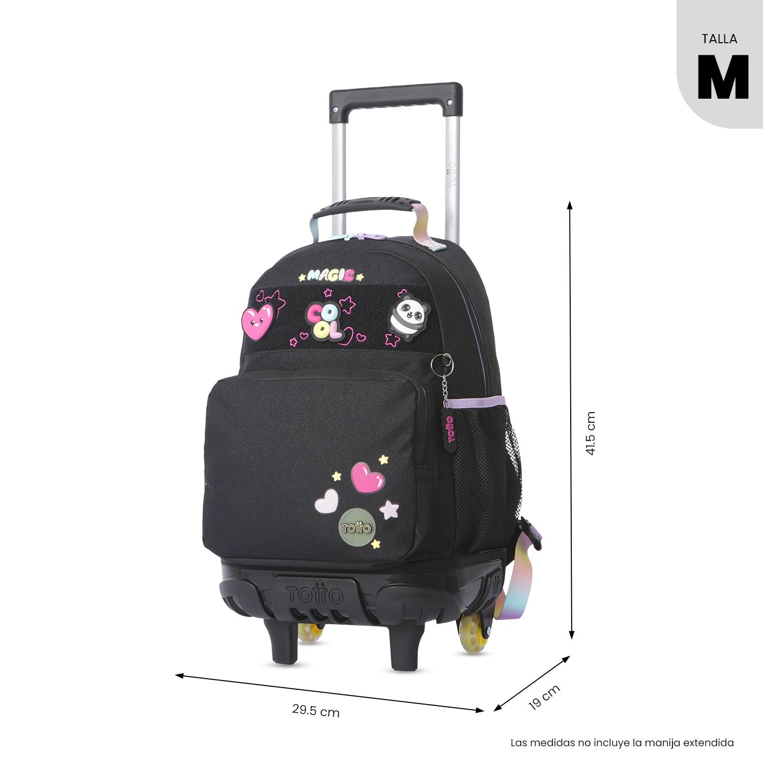 Mochila de ruedas Glowing Black