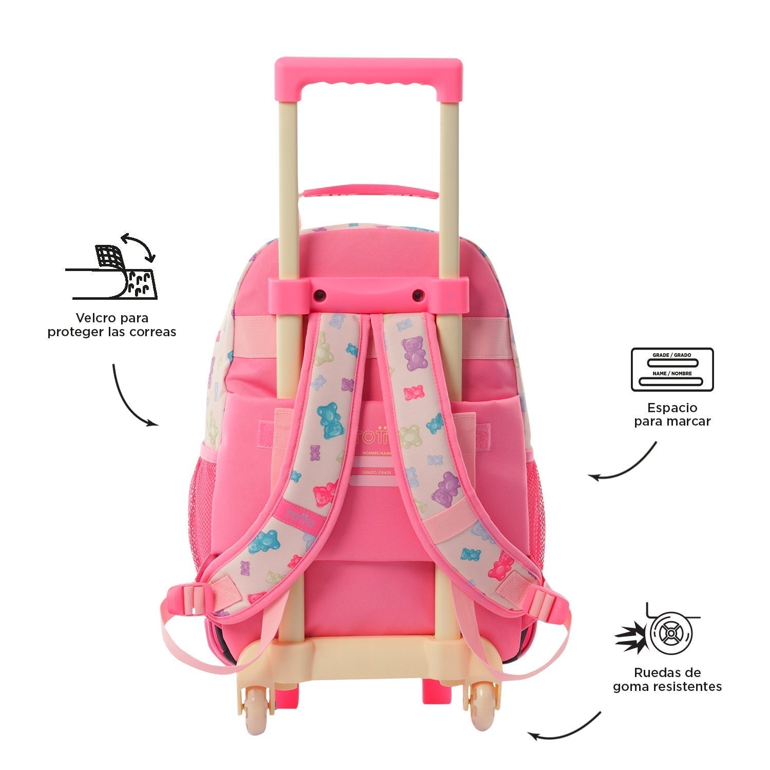 Mochila de ruedas Gummy Bear