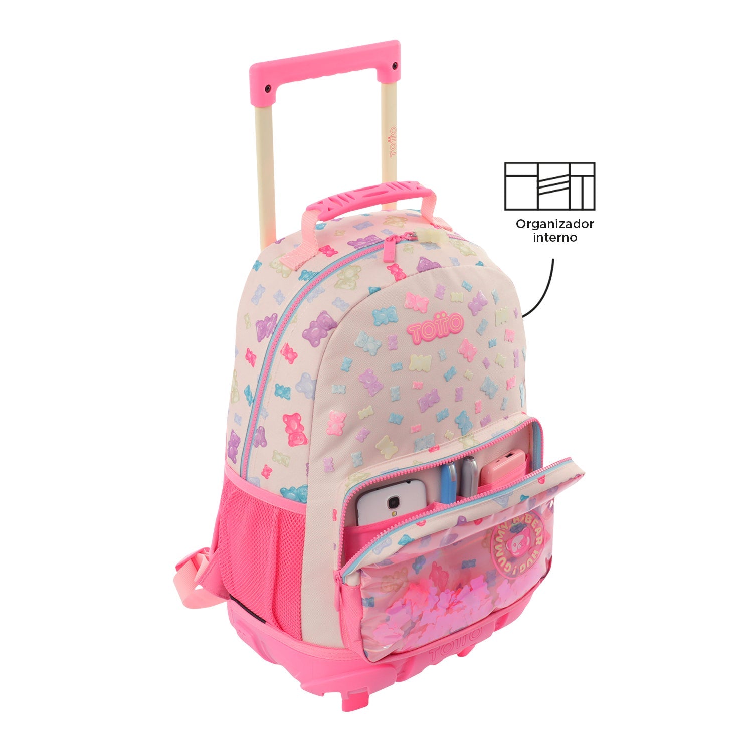Mochila de ruedas Gummy Bear
