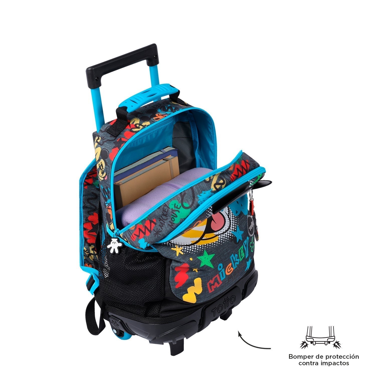 Mochila de ruedas Mickey