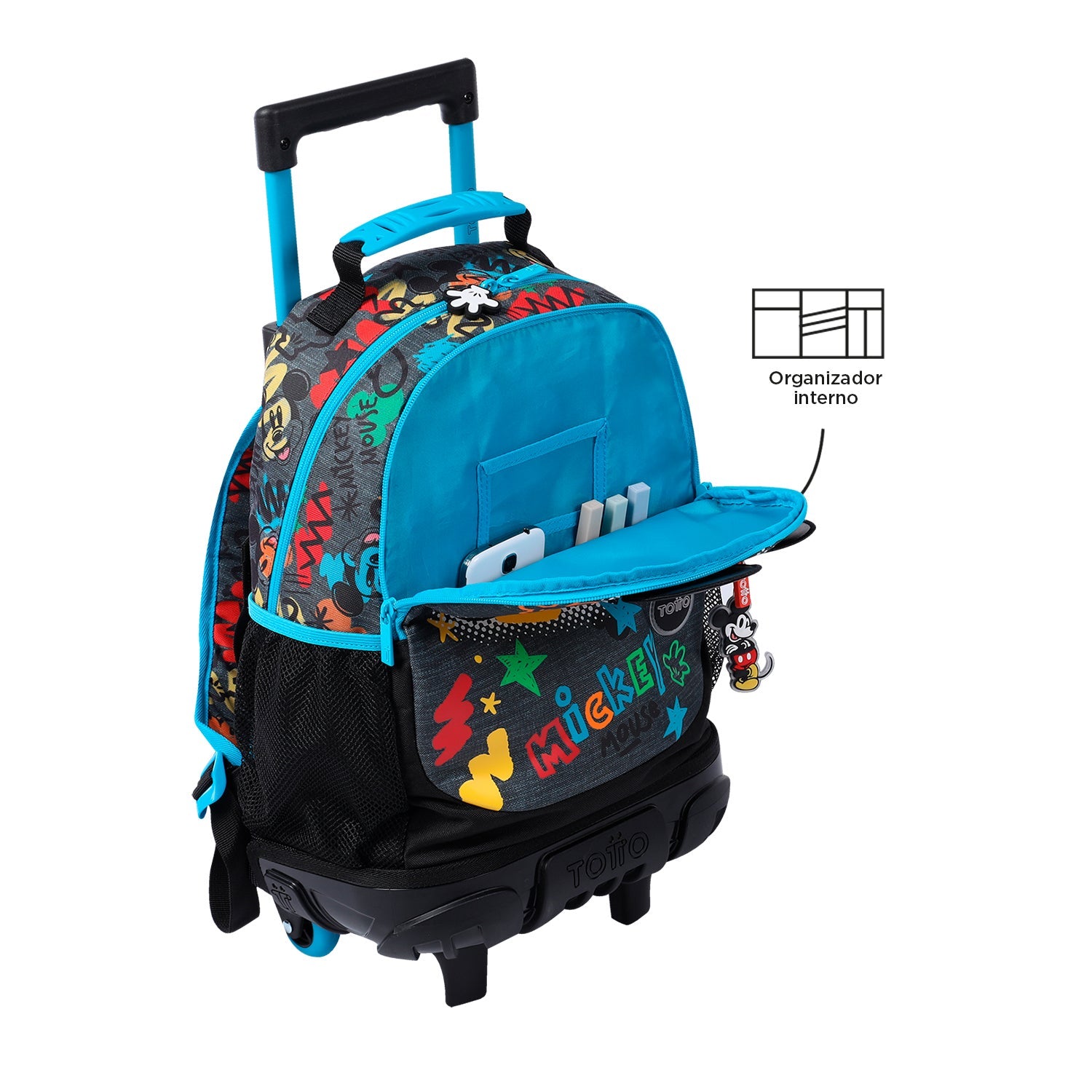 Mochila de ruedas Mickey