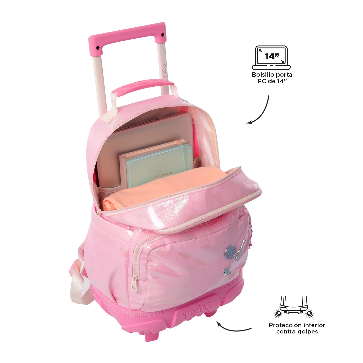 Mochila de ruedas Majestic