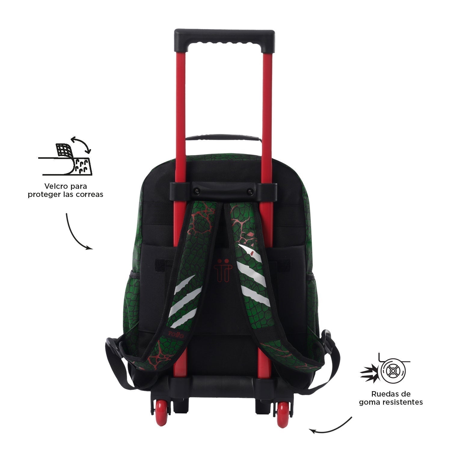 Mochila de triple rueda Rex Dino