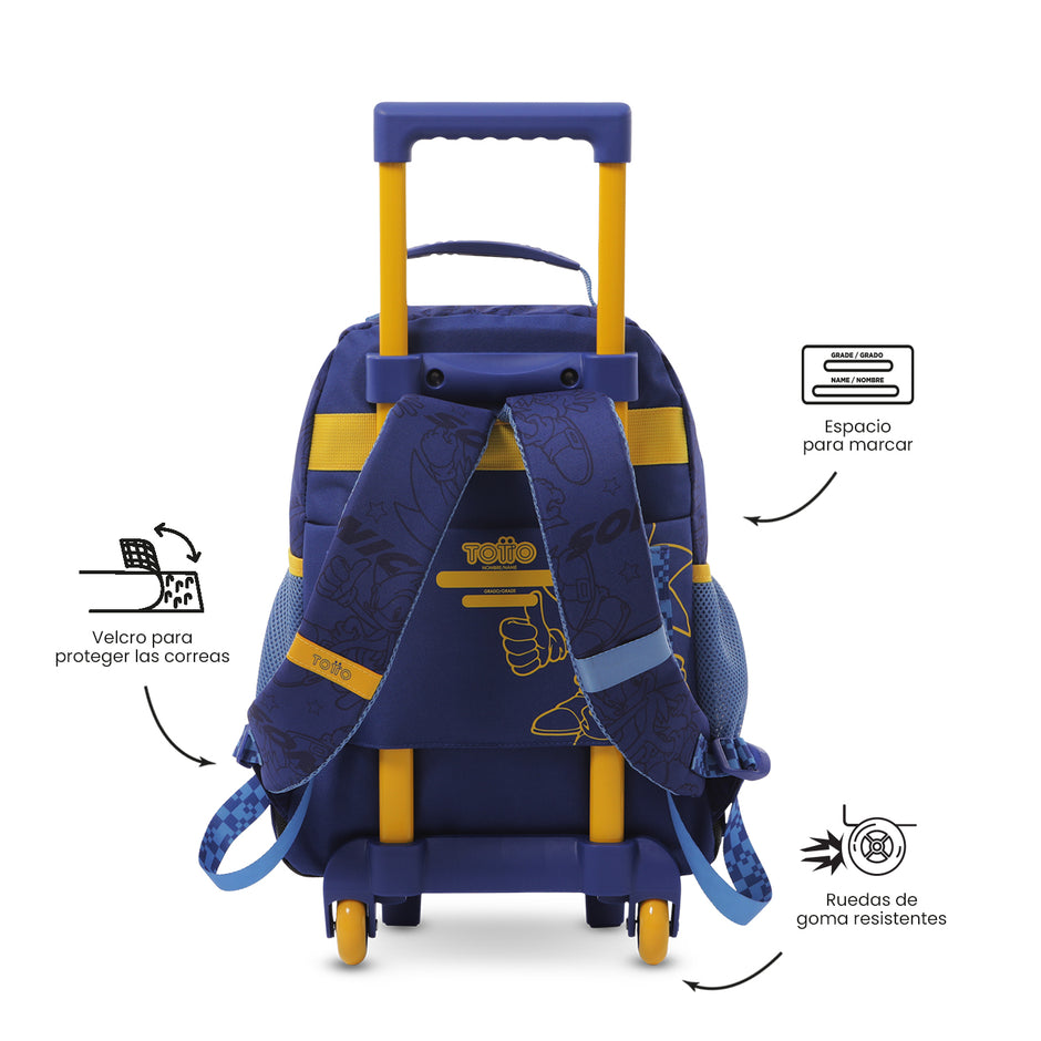 Mochila de ruedas Sonic M